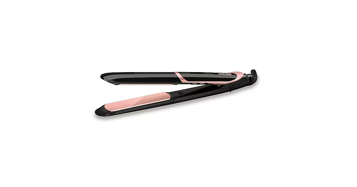 BaByliss Super Smooth 235 Straightening brush Black, Pink m