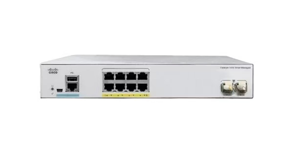 CISCO CATALYST 1000 8PORT 2X1G SFP (C1000-8T-E-2G-L)