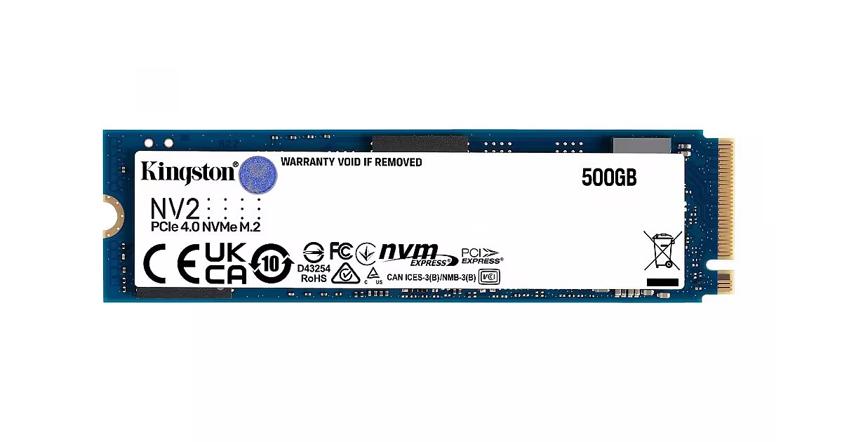 Kingston NV2, 500GB, M.2 Gen4 x4 (SNV2S/500G)