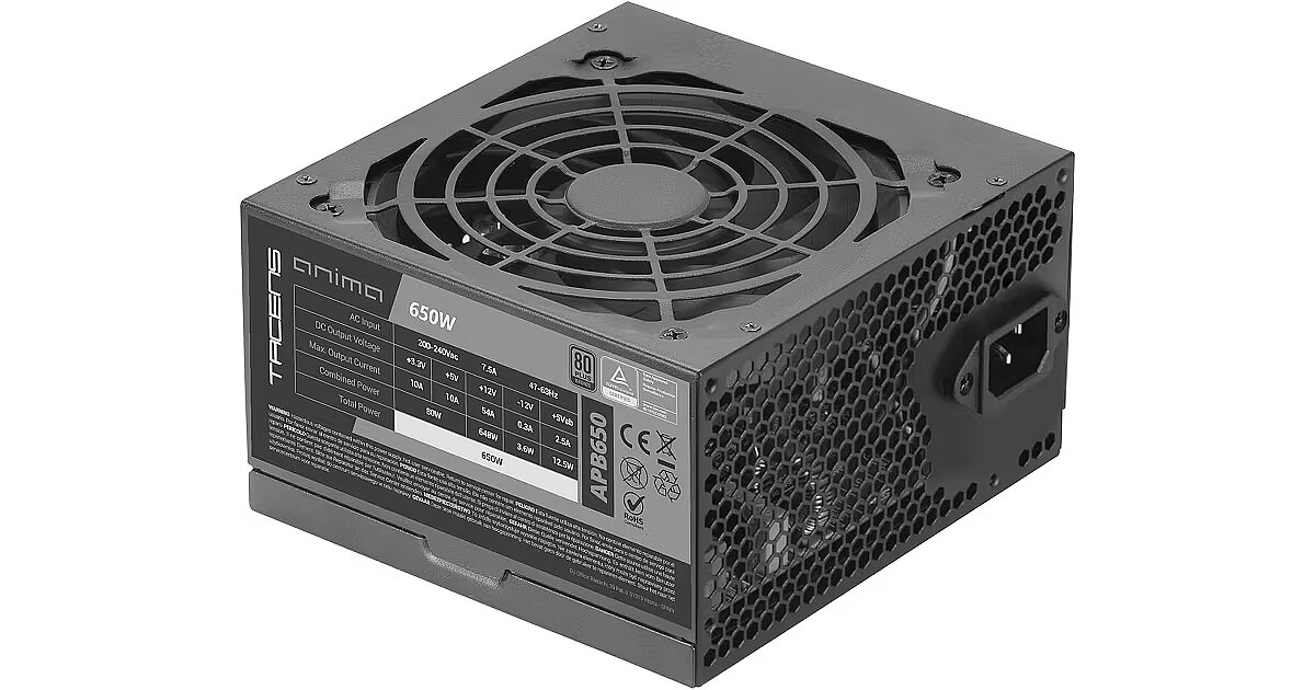 Tacens Anima APIII750, Voeding PC ATX 750W, SMD en DC-DC Technologieén
