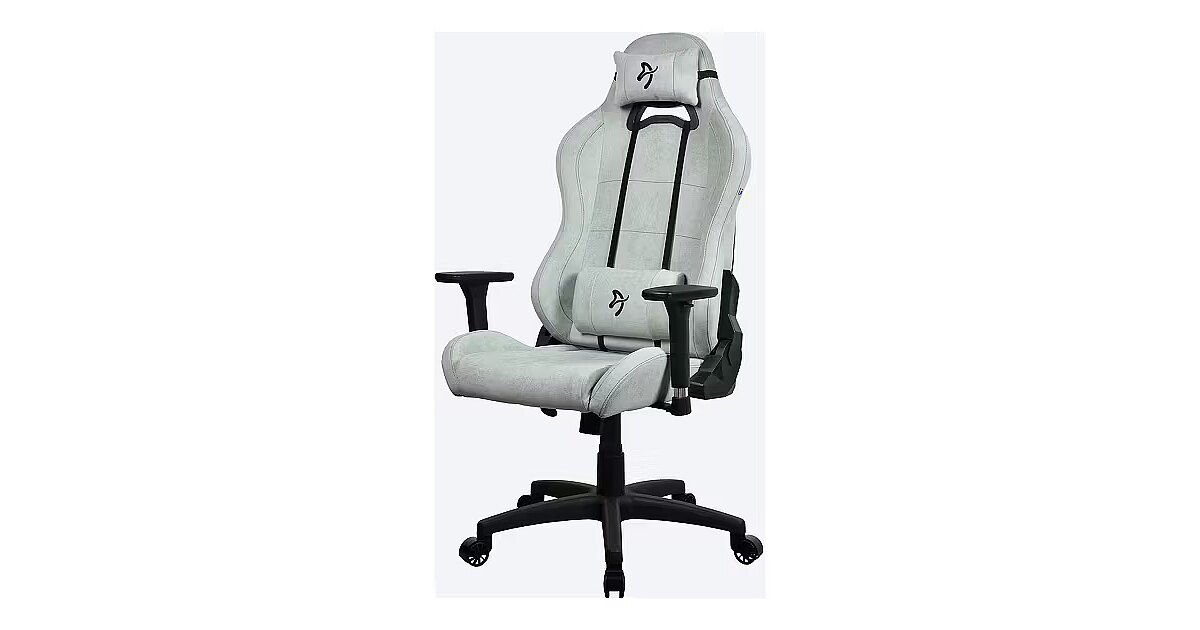 Arozzi Torretta SoftFabric Gaming Chair -Pearl Green (TORRETTA-SFB