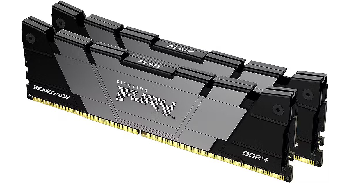 Kingston 32GB, DDR4, 3200MHz, CL16, Kit of 2, Fury Renegade
