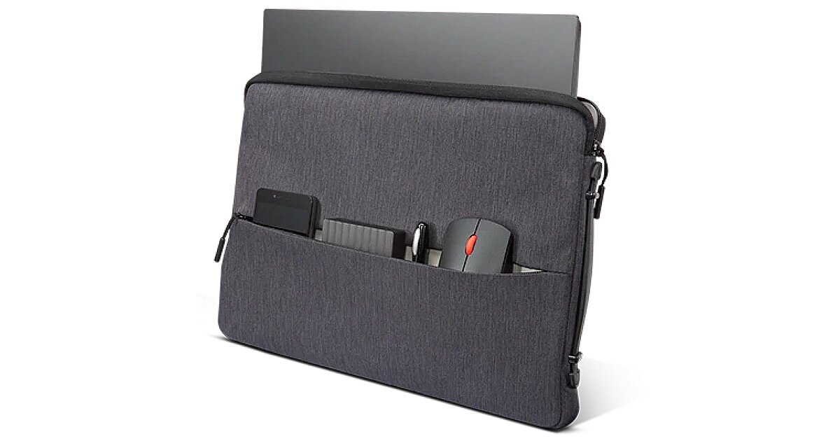 Lenovo 14-inch Laptop Urban Sleeve Case, Charcoal Grey (GX40Z50941)