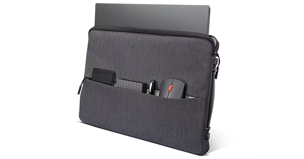 Lenovo 14inch Laptop Urban Sleeve Case, Charcoal Grey (GX40Z50941)
