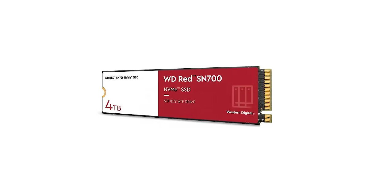 Western Digital Red SN700, 4TB, M.2 Gen3 X4 (WDS400T1R0C)