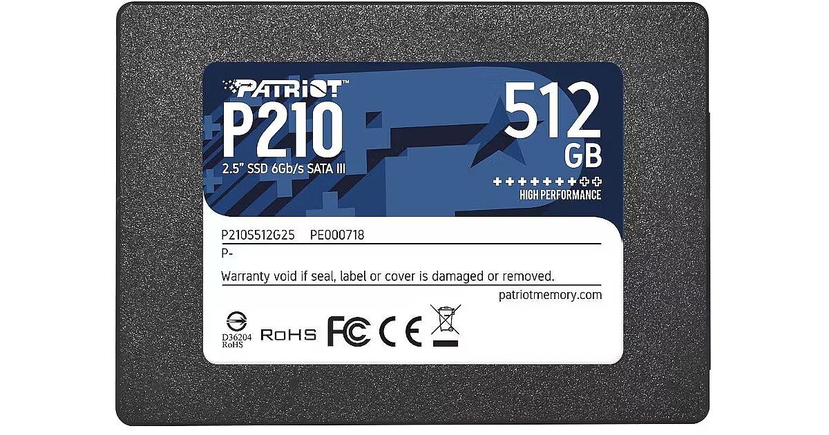 Patriot P210, 512GB (P210S512G25)