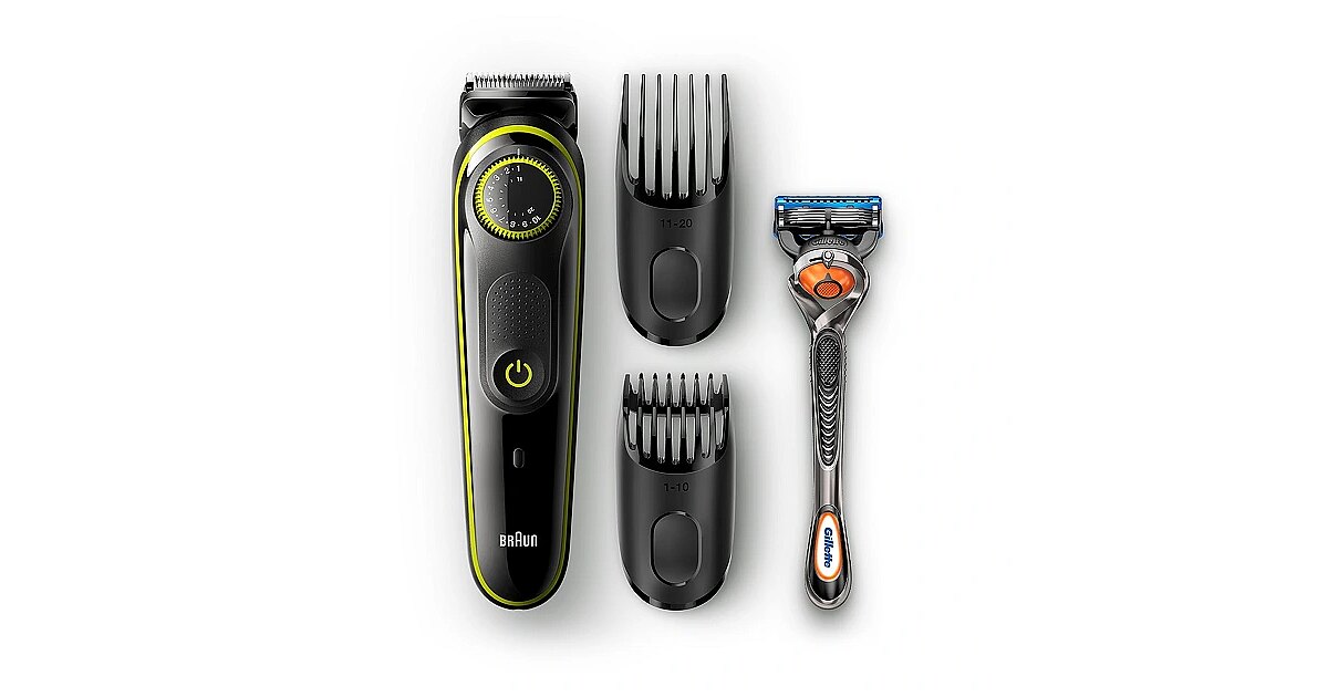 merchant space Apple Braun Beard Trimmer BT3041 Operating time (max) 60 min, Number of shaver  heads/blades 1, Black/Green, Wet & Dry (BT3041)