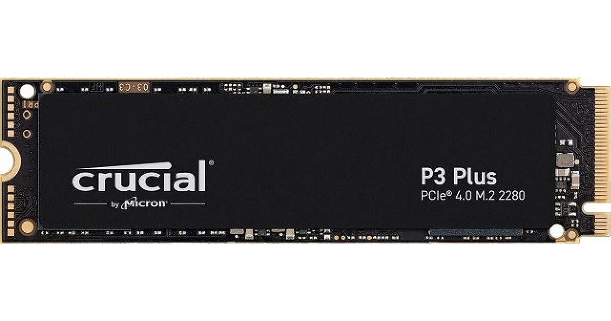 Crucial P3 PLUS, 1TB, M.2 Gen4 x4 (CT1000P3PSSD8) Crucial P3 PLUS, 1TB, M.2 Gen4 x4 (CT1000P3PSSD8)