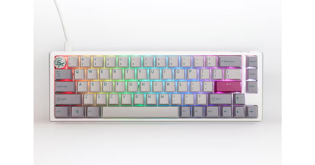 Ducky One 3 SF Mist, 65%, Cherry MX Silver (DKON2167ST-PUSPDMIWHHC2)