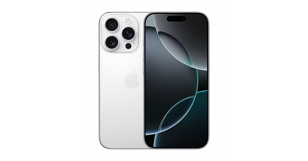 Apple iPhone 16 Pro, 512GB, White Titanium (MYNN3HX/A)