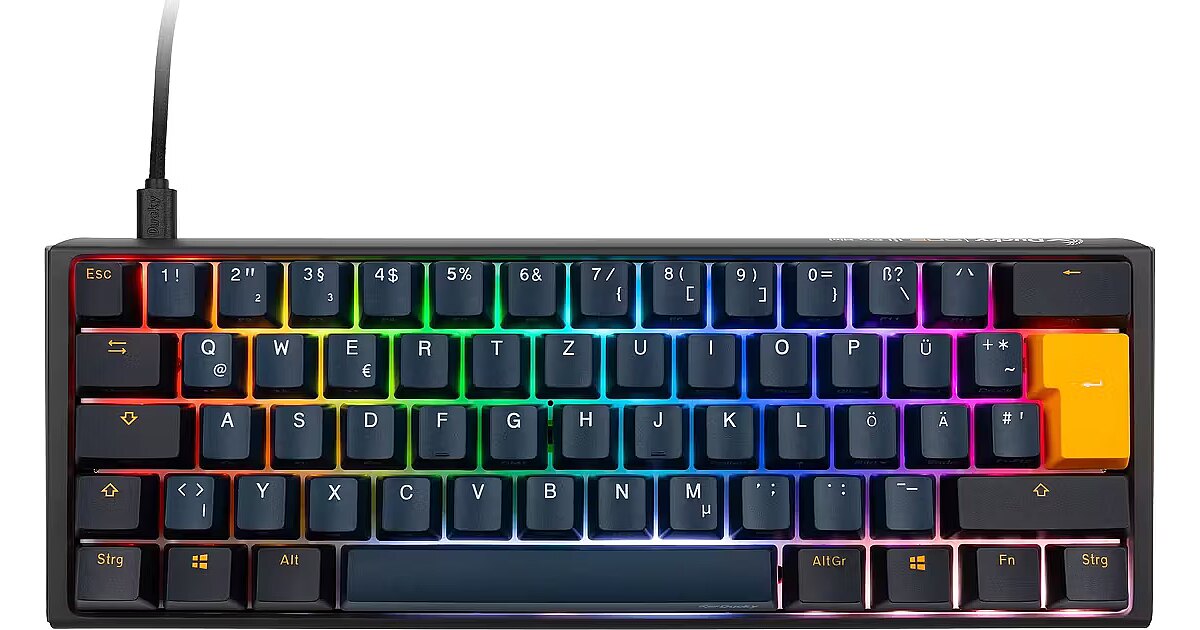Ducky One 3 Pro Mini Nazca Line, Gaming, RGB - Cherry MX2A Blue