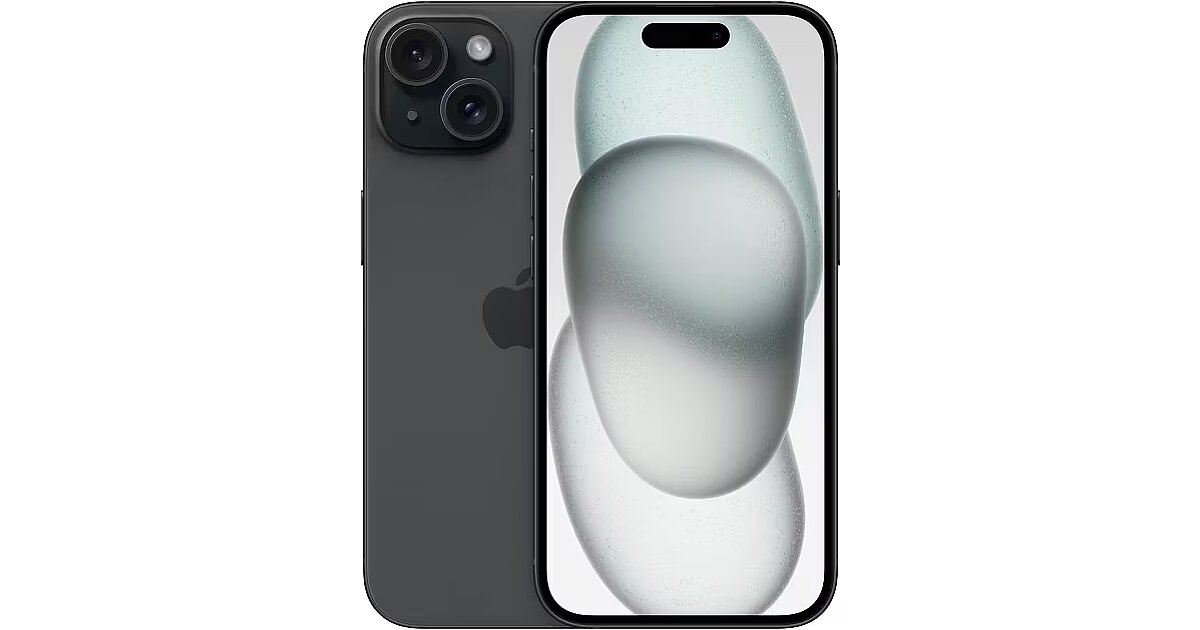 Apple iPhone 15, 256GB, Black (MTP63PX/A)
