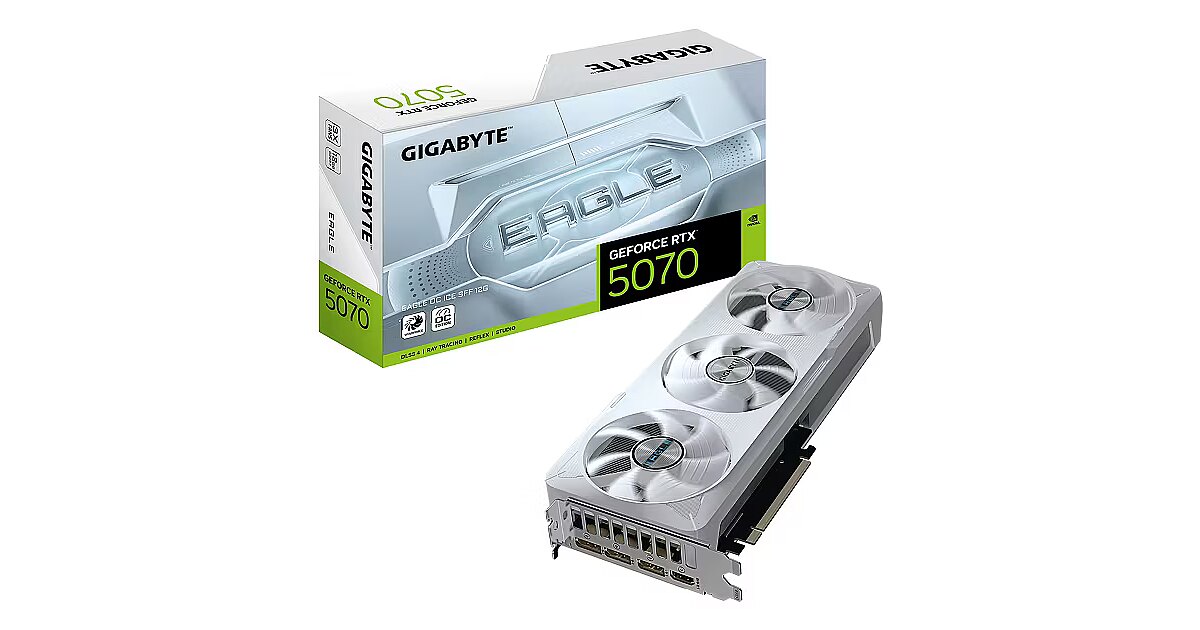GIGABYTE RTX 5070 Ti EAGLE ICE ホワイト 新品 GIGABYTE NVIDIA