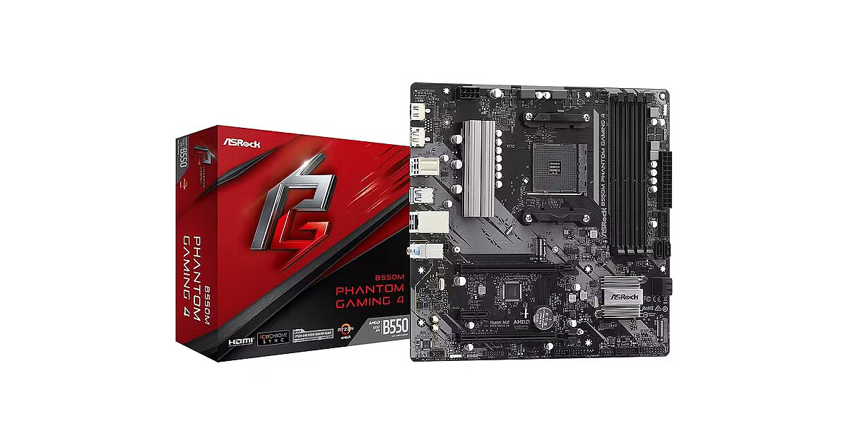 Asrock B550M Phantom Gaming 4 (B550M PHANTOM GAMING 4)