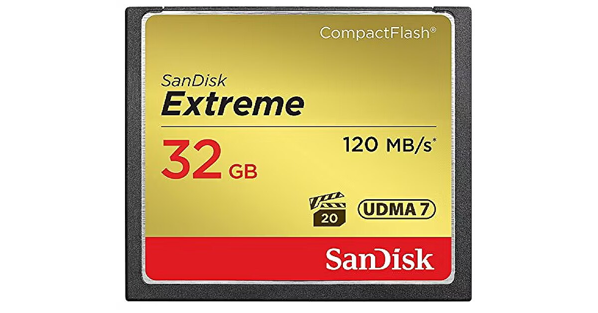 Sandisk Extreme, CF, 32GB (SDCFXSB-032G-G46)