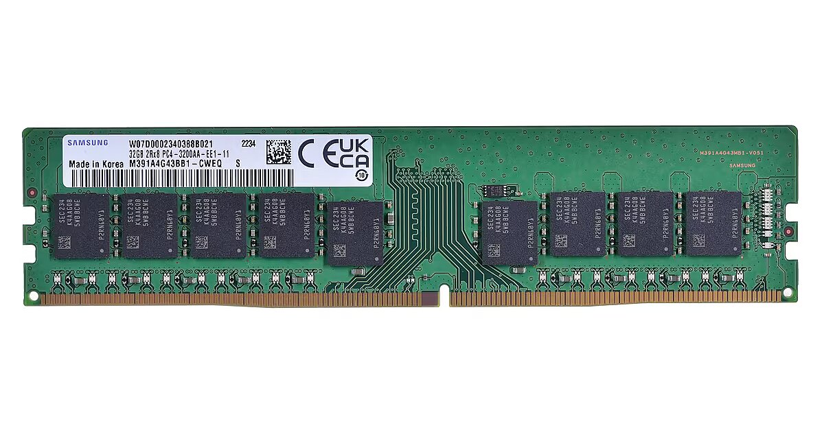 Samsung 16GB, DDR5, 5600MHz, Single Stick (M321R2GA3PB0-CWM)