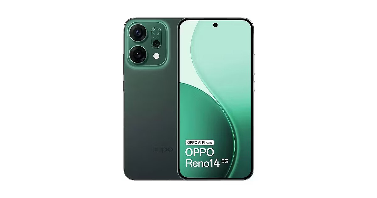 Oppo Reno14, 12GB/512GB, Luminous Green (CPH2737)