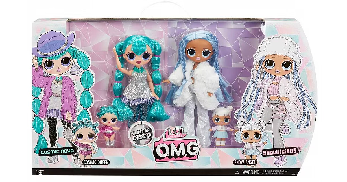 Cosmic Queen Lol With Blue Hair Lol Doll Blue Glitter Hair