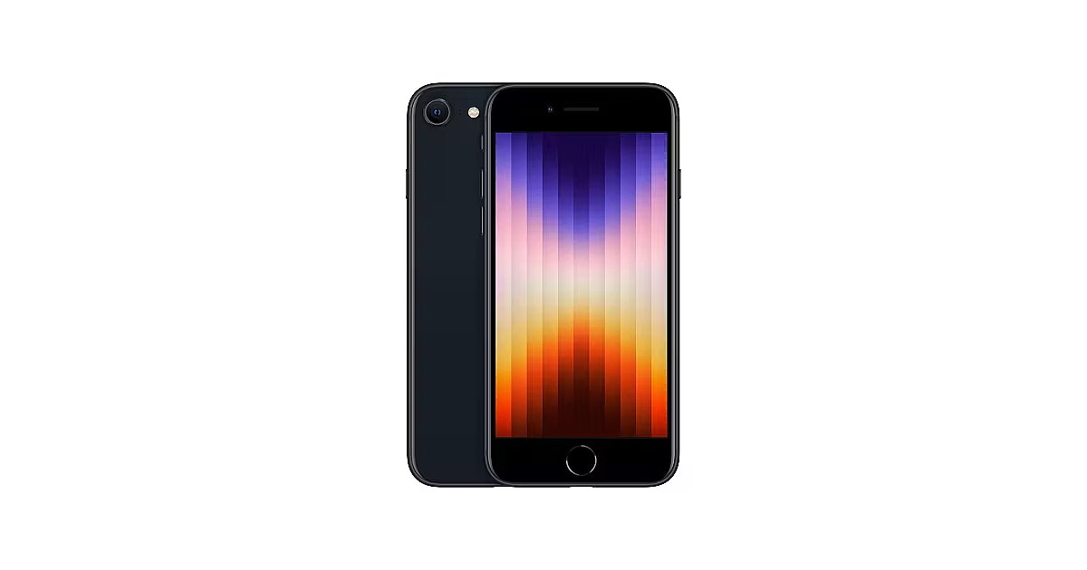 Apple iPhone SE (2022), 128GB, Midnight (MMXJ3ZD/A)