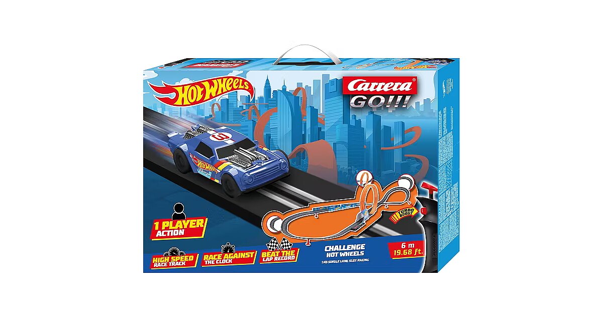 Carrera GO!!! Challenge Hot Wheels, racetrack (20068000)