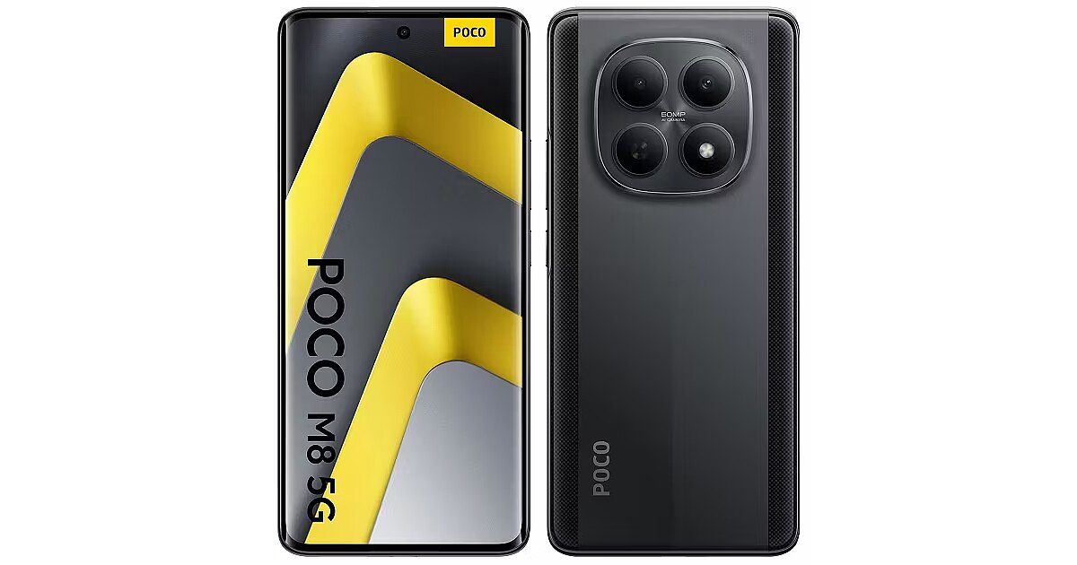 Xiaomi Poco M8 5G, 8GB/256GB, Black (MZB0MAEEU)
