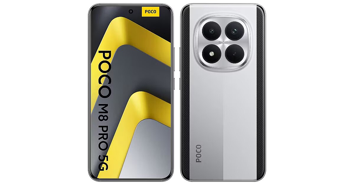 Xiaomi Poco M8 Pro 5G, 8GB/256GB, Silver (MZB0MLTEU)