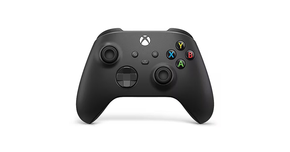 Microsoft Xbox Wireless Controller, Carbon Black (QAT00002)