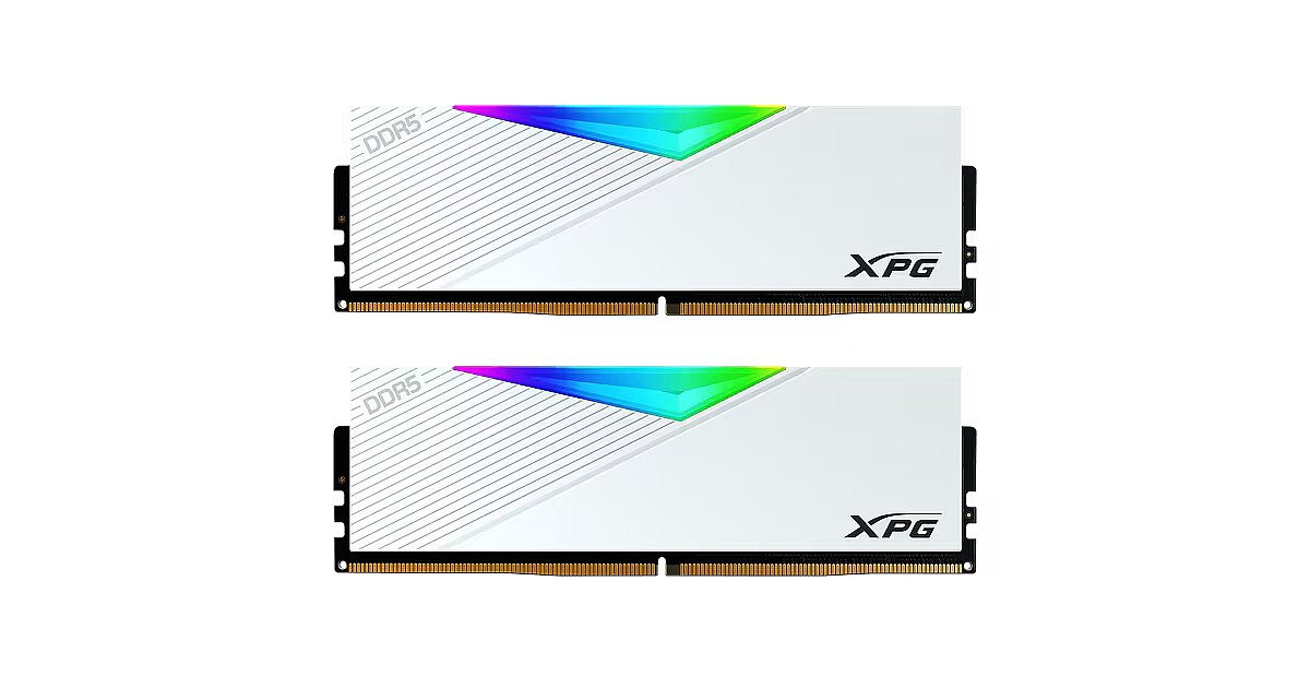 ADATA XPG Lancer RGB White, 32GB, DDR5, 6000MHz, CL30, Kit