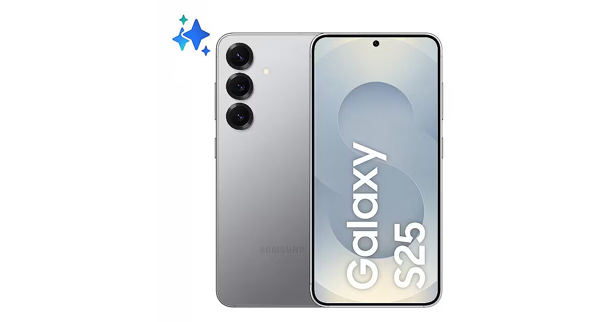Samsung Galaxy S25, 12GB/256GB, Silver Shadow (SM-S931BZSGEUB)