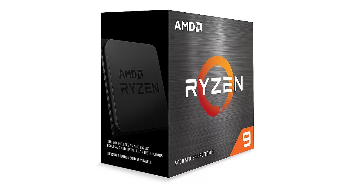 AMD Ryzen 9 5900XT (16C/32T, 3.30 GHz, 64MB Cache, 105W) (100