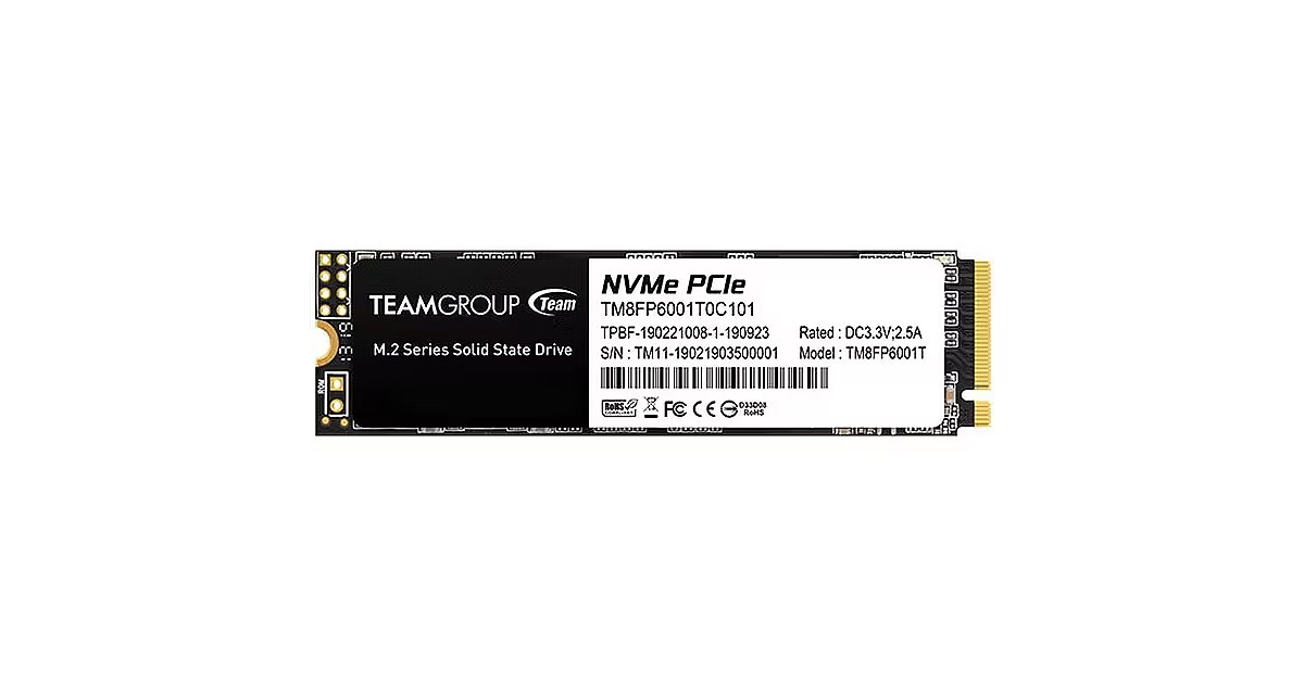 NVMe SSD 1TB（MP33 TM8FP6001T0C101）② 【公式通販】