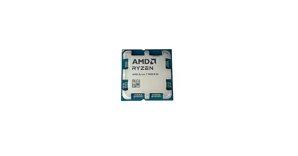 AMD Ryzen 7 9850X3D (8C/16T, 4.70 GHz, 96MB Cache, 120W), TRAY (100 ...