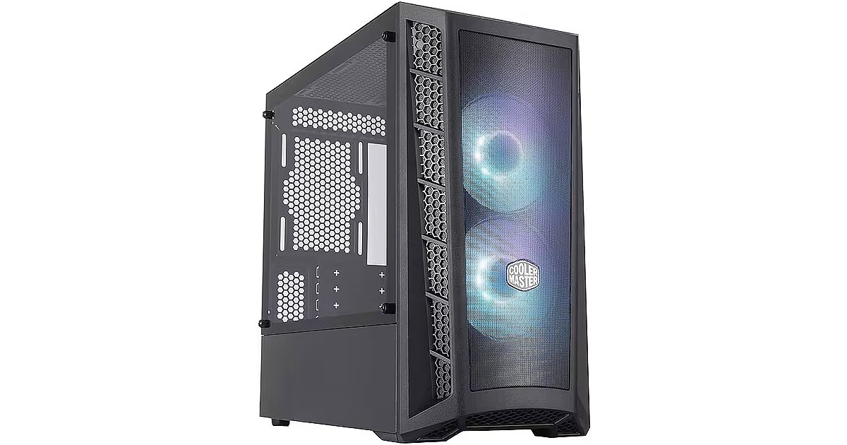 Cooler Master MasterBox MB311L ARGB Mini, Tempered Glass, Black