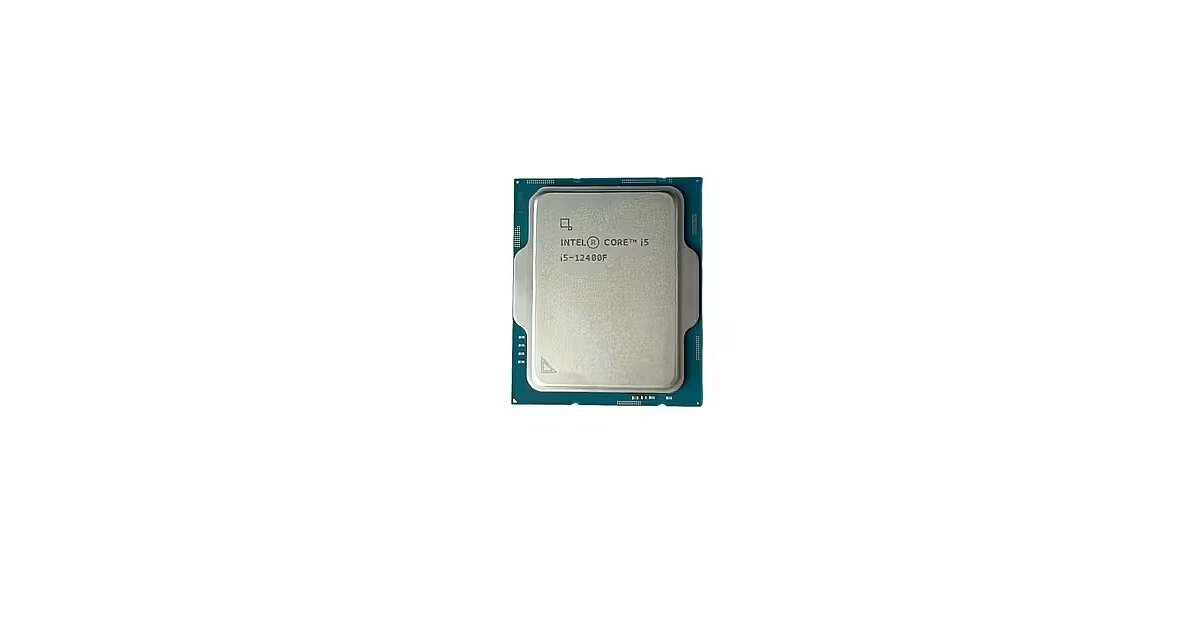 Intel Core i5-12400F (6C/12T, 2.50 GHz, 18MB Cache, LGA1700, 65W