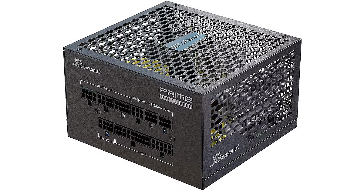 Seasonic Prime Fanless PX, 500W, 80PLUS Platinum (PRIME-PX-500)