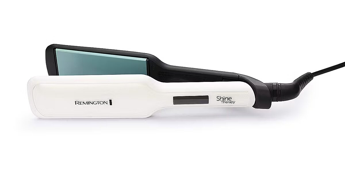 Remington hair straightener Shine Therapy S8550, White/Black (S8550)