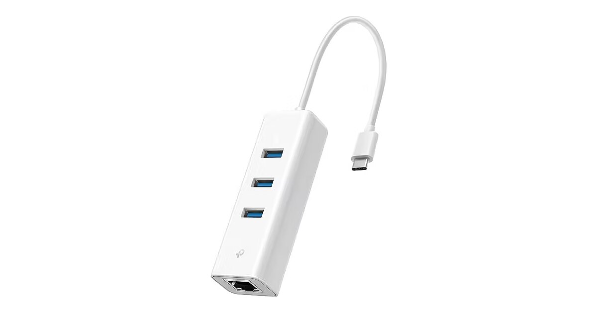 TP-LINK UE330C USB 3.0 Type-C to Gigabit Ethernet Network Adapter with ...