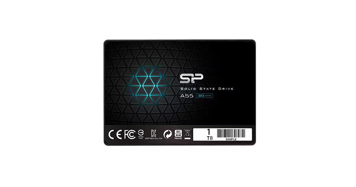 Used Silicon Power A55 256GB SATA III 2.5 Inch Solid State Drive – Tested & Erased