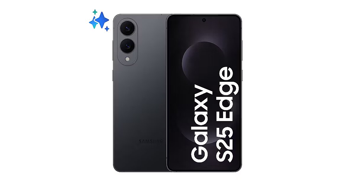 Samsung Galaxy S25 Edge, 12GB/512GB, Titanium Jetblack (SM