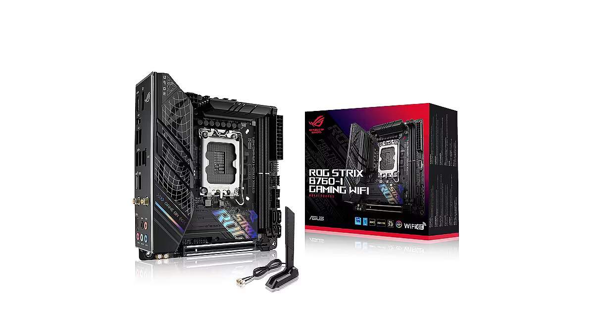 【ほぼ未使用 】ASUS　ROG STRIX B760-I GAMING WIF Asus ROG STRIX B760-I GAMING WIFI (ROG STRIX B760-I GAMING WIFI)