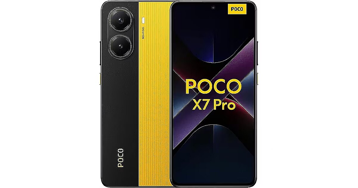 POCO X7 Pro イエロー/ブラック 8GB+256GB SIMフリー】POCO X7 Pro メモリ/ストレージ：8GB/256GB nanoSIM