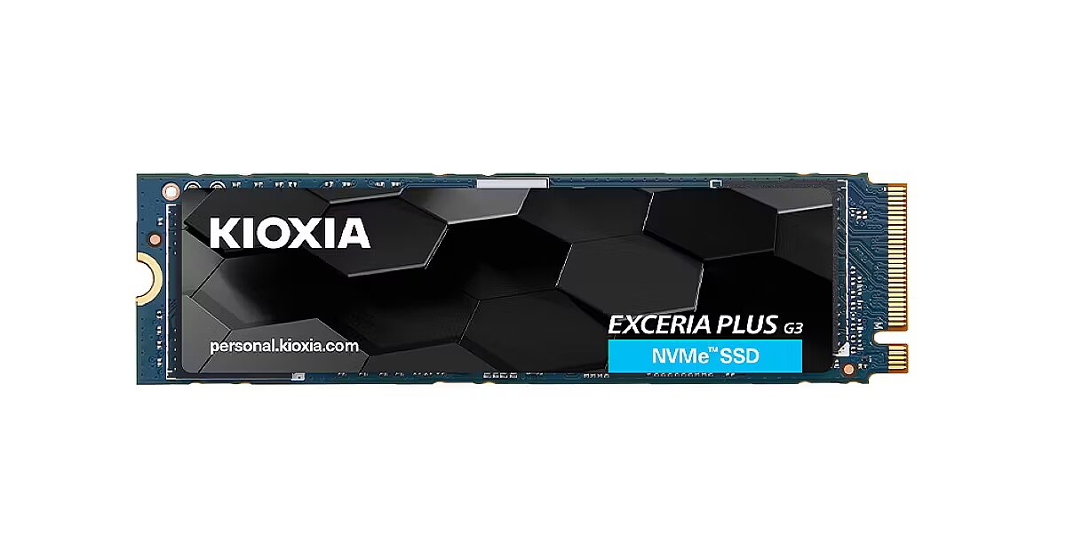 Kioxia Exceria Plus G3, 1TB, M.2 Gen4 x4 (LSD10Z001TG8)