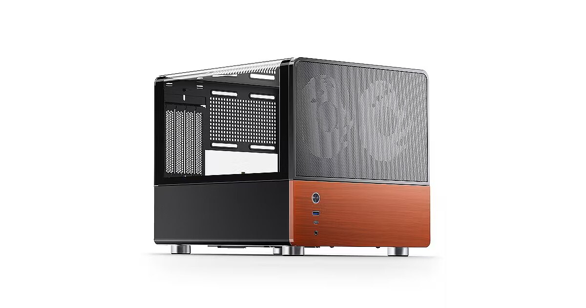 Jonsbo V12, Tempered Glass, Black (V12 BLACK)