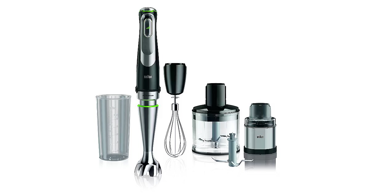 Braun hand blender set MQ9138IX, Black/Stainless steel (MQ9138XI)