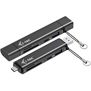 I-tec USB-C/A DONGLE SD 2X USB