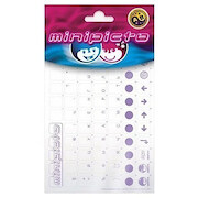 Minipicto Minipicto keyboard sticker RUS KB-UNICLR-RU-VLT