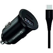 Swissten 35W Metal Car Charger Adapter