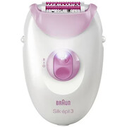Braun Silk-épil 3 SE3-000 Epilator, White/Pink
