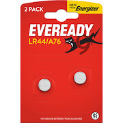 Energizer battery Everyday A76/LR44 BP2 (7638900457131)
