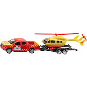 Siku SUPER Nissan Navara with helicopter